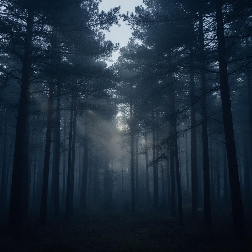 Pine forest video still